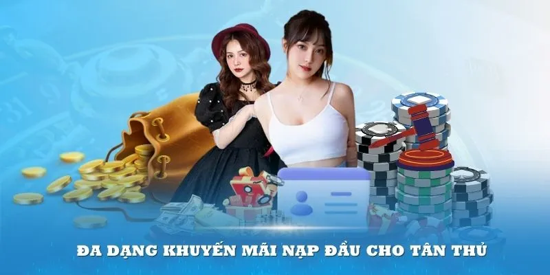 Đa dạng chương trình khuyến mãi nạp đầu tại nhà cái uy tín
